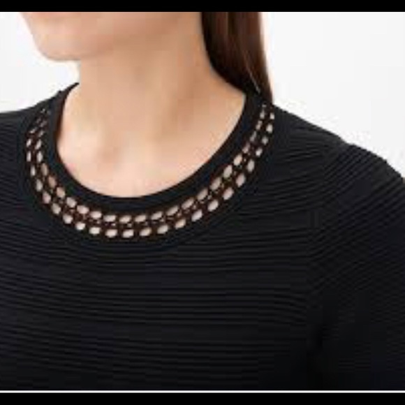 Sandro Paris Red Dress with hole details - Picture 3 of 5